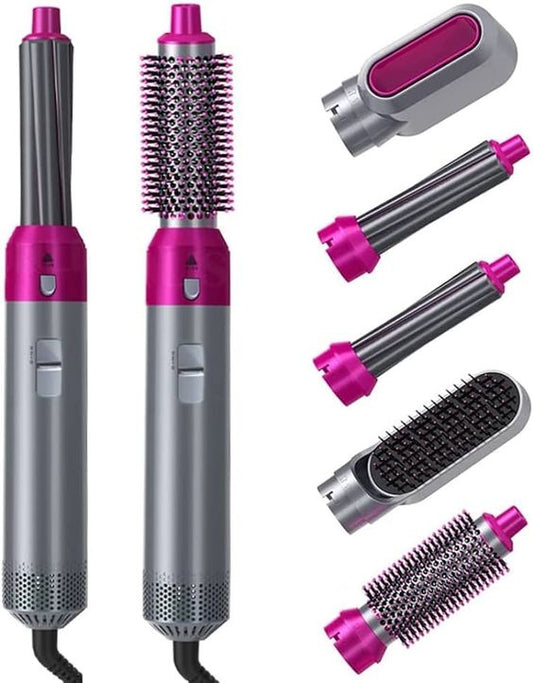 5 in 1 Hot Air Brush: Dry, Style, and Volumize with Ionic Technology