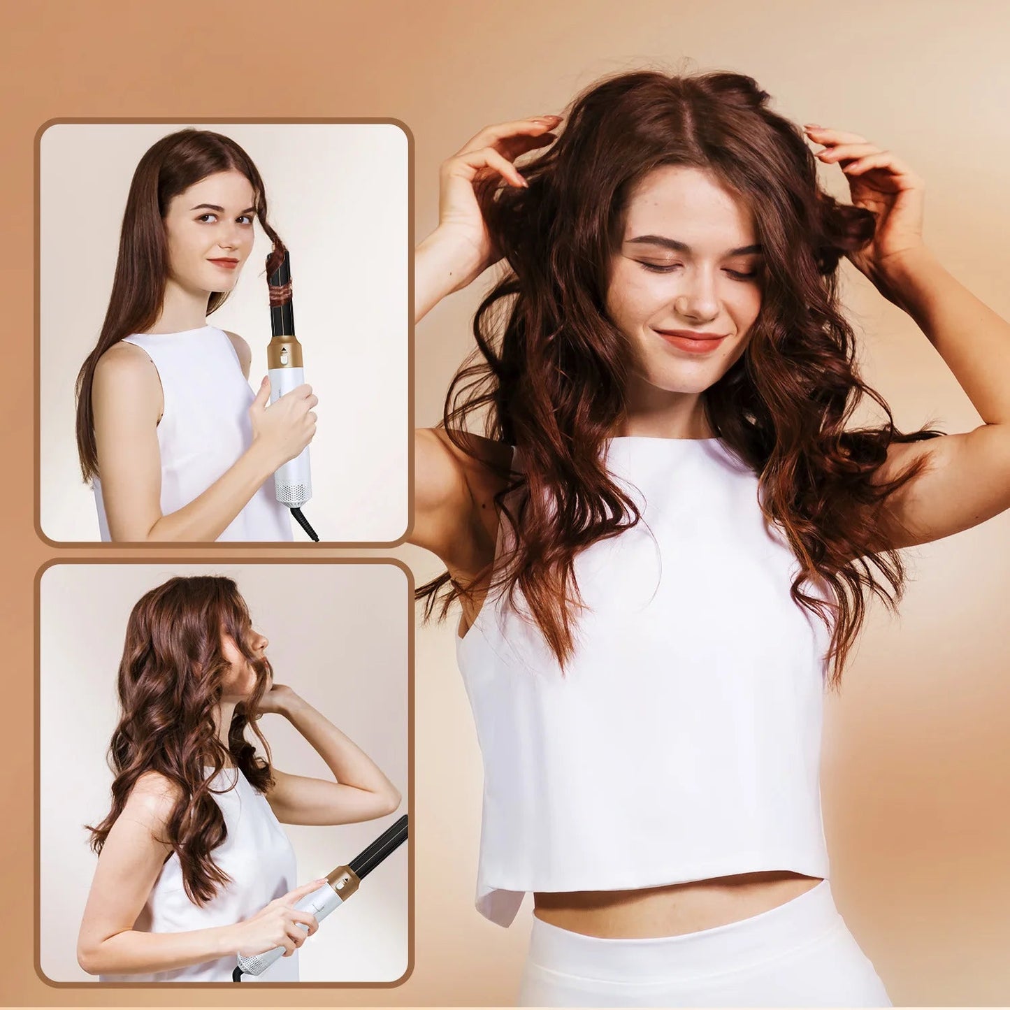 5 in 1 Hot Air Brush: Dry, Style, and Volumize with Ionic Technology