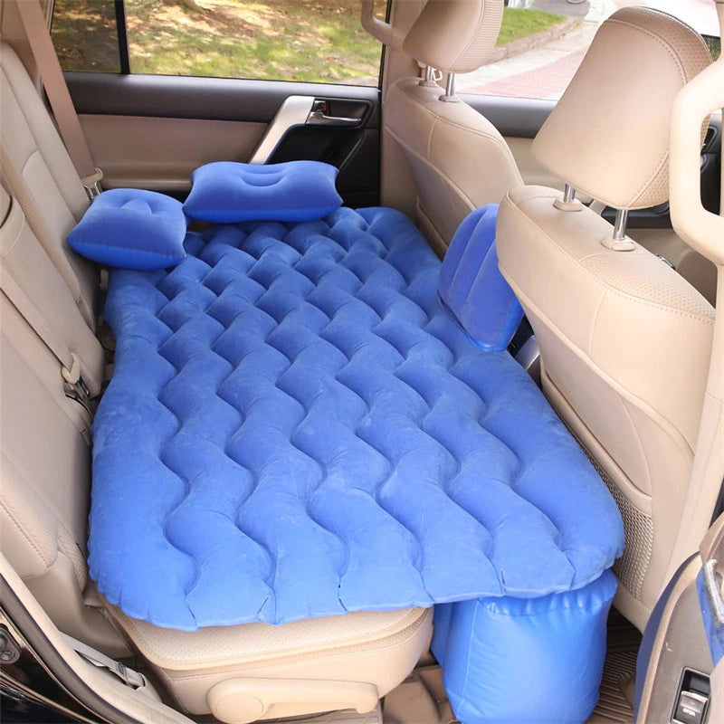 Car Travel Inflatable Mattress Portable Rear Seat Folding Bed (Including inflation pump)