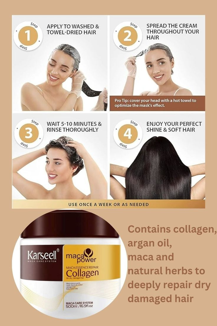 COLLAGEN HAIR TREATMENT DEEP REPAIR CONDITIONING ARGAN OIL