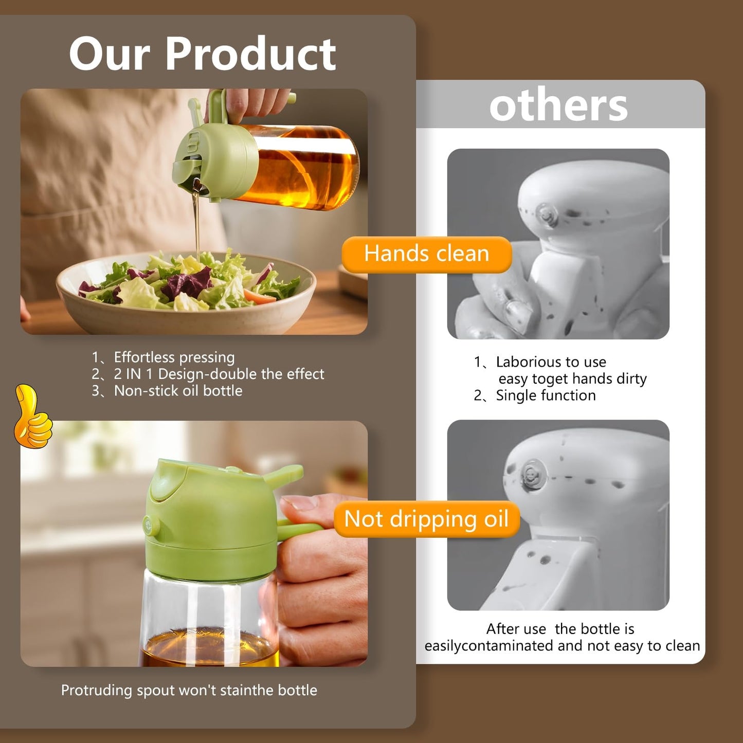 Sprayer for Cooking – 2 in 1