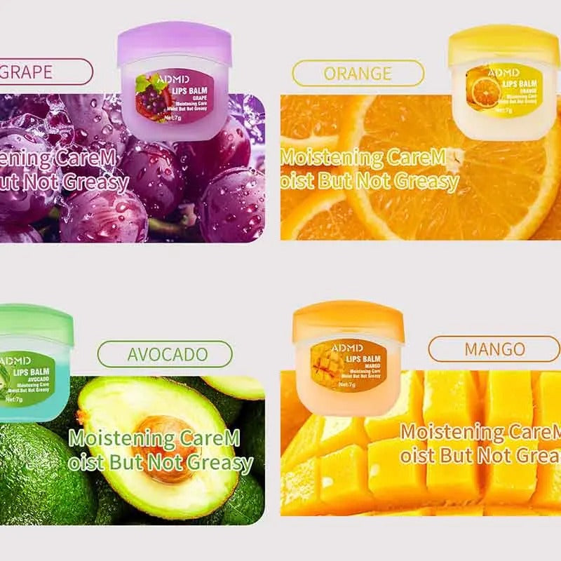 ADMD Moisturizing Lip Balm Set – 8 Pack Fruit Flavors Lip Care & Hydrating Repair