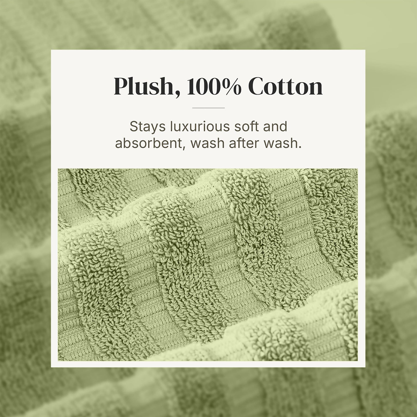 Lavish Home 6 Piece Bathroom Towels Set - 525 GSM 100% Cotton Bathroom Accessories - 2 Bath Sheets, 2 Hand Cloths , and 2 Wash Cloths - Soft Towel Set for Shower, Gym, Dorm, and Spa (Navy)